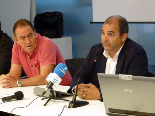 Joan Pau Pérez presenta el balanç  a l'assemblea d'ahir