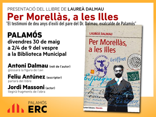 Programa de la presentació del llibre de Laureà Dalmau