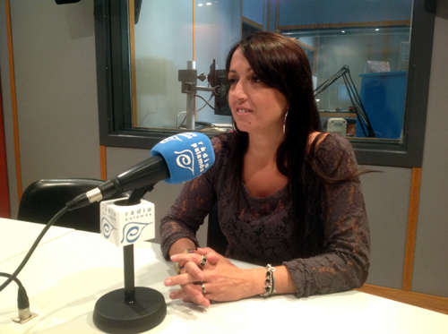 Glòria Prim, regidora de CiU a l'Ajuntament de Palamós.