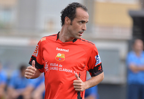 jordi Martínez amb la samarreta del Santboià. (Foto:Àngel Garreta REMimatges)
