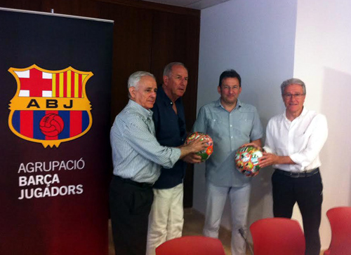 De la Cruz, Rexach i Alfonseda, amb el propietari de Mas Falet.
