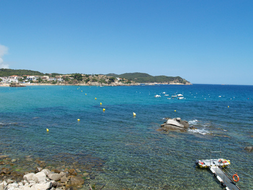 Abalisament a la zona litoral de La Fosca.
