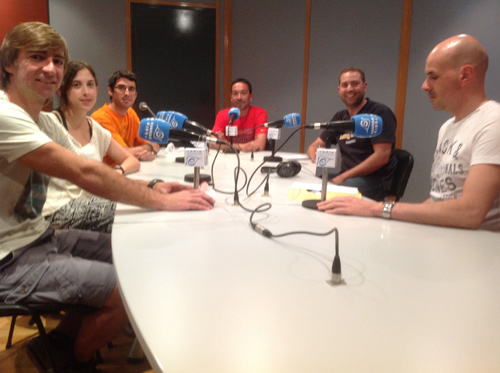 Els convidats al debat que va emetre ahir Ràdio Palamós.