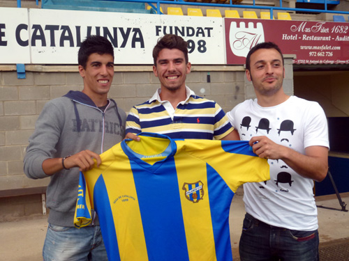 Amós, Jairo i Elies, els tres darrers fitxatges del Palamós CF.