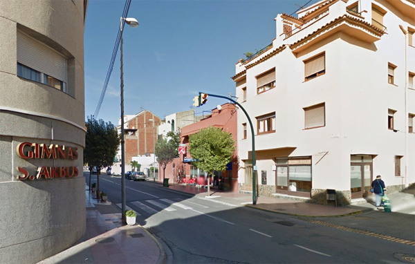 Zona on es va produir l'atropellament. (Foto: googlemaps)