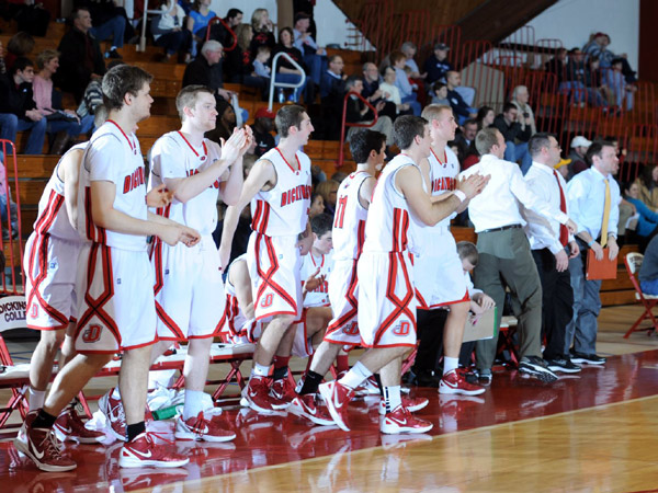 Una imatge del Dickinson College Basketball.