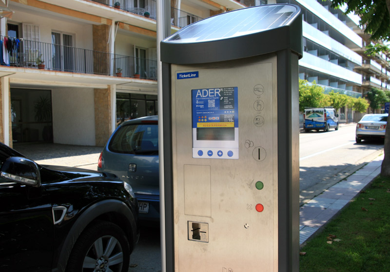 Els comerciants compren paquets d'hores d'estacionament per als clients.