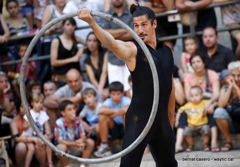 Edició de l'any passat de la Fira del Circ a La Bisbal. (Foto: Bernat Casero waytic.com