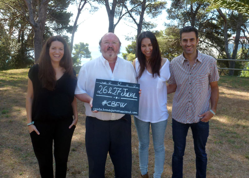 Presentació del Costa Brava Fashion Weekdend, aquest matí al Collet de Sant Antoni.
