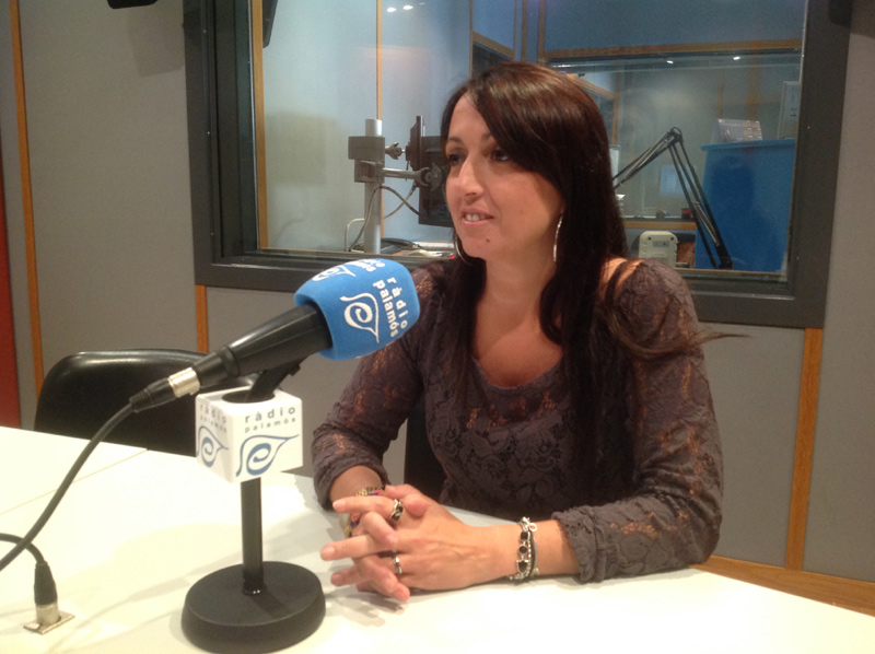 Glòria Prim regidora del grup de CiU a l'Ajuntament de Palamós.