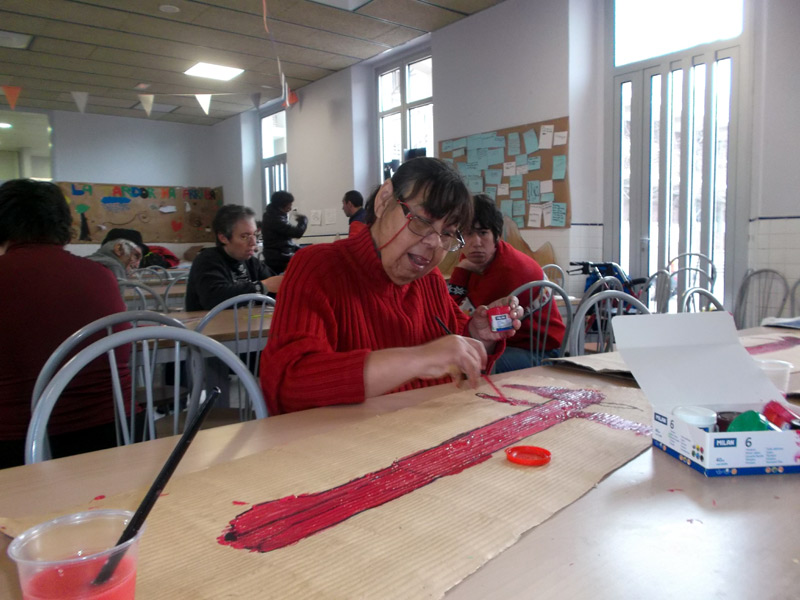 Taller ocupacional de la Fundació Vimar, en una imatge d'arxiu