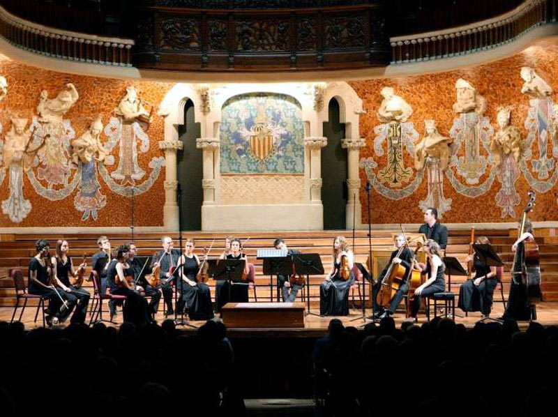 L'Orquestra de Cambra Barroca de Barcelona actua avui a l'església de Sant Pere, a Calella de Palafrugell. (Foto: OCBB)