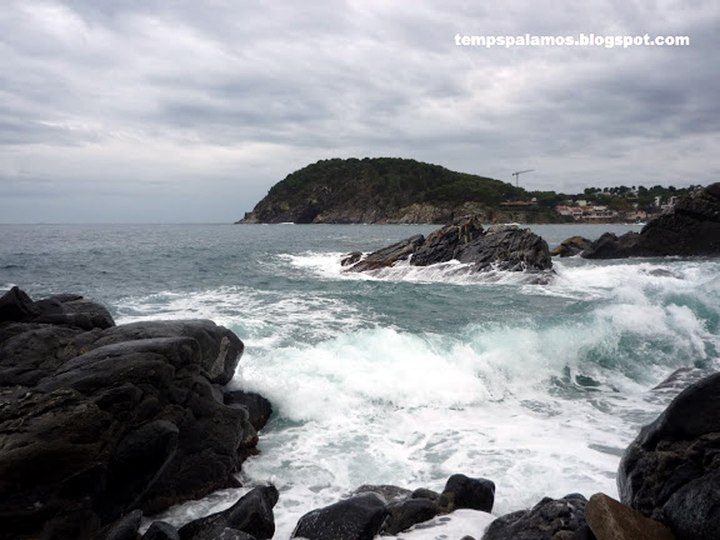 La previsió diu que hi haurà mar de fons del nord. (Foto: arxiu eltempspalamos.blogspot.com).