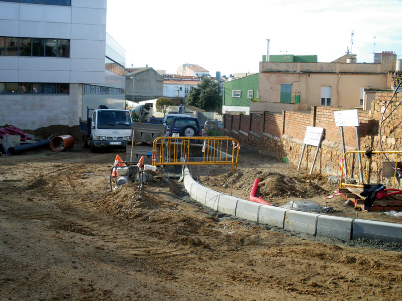 Obres del projecte 'Palamós millora'. (Foto: Ràdio Palamós)