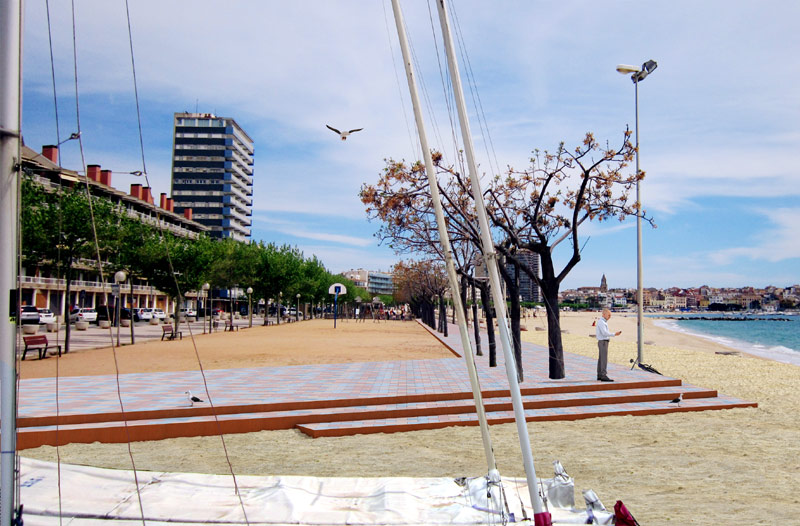 Recreació informàtica de la reforma del passeig del Mar. (Foto: Ajuntament de Palamós).