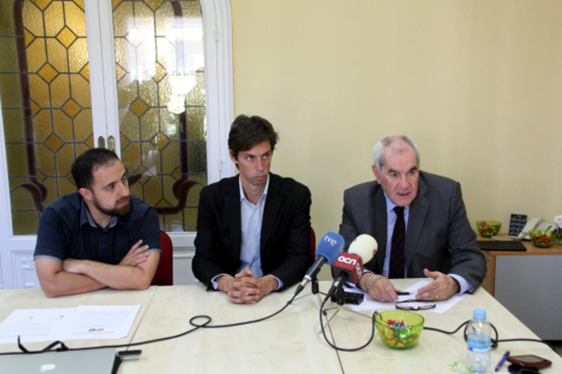 Els portaveus d'Avancem i NECat. (Foto: ACN)
