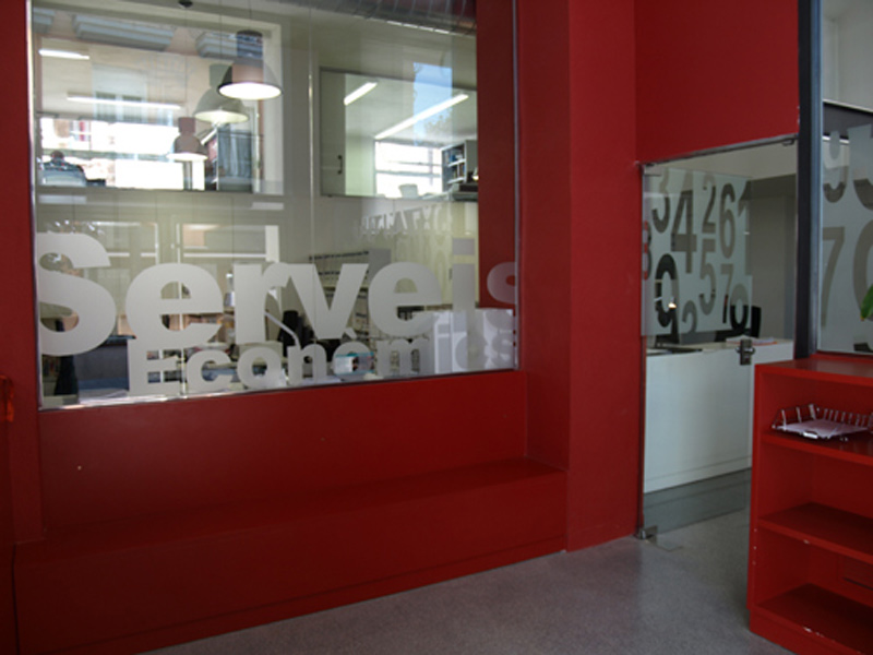 Les oficines dels Serveis Econòmics de l'Ajuntament de Palamós. (Foto: Ràdio Palamós).