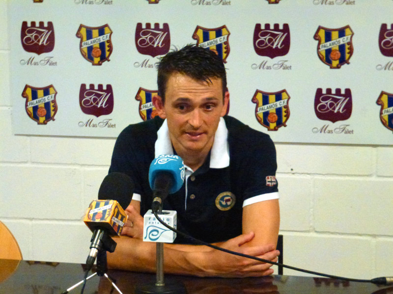 El jugador del Palamós CF, Jordi Matamala. (Foto: Ràdio Palamós).