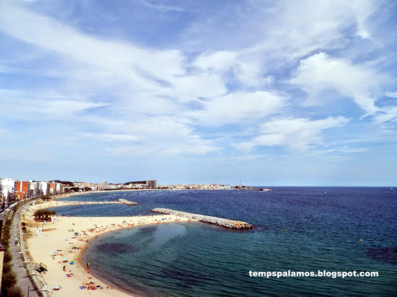 Cap de setmana de sol i algun núvol. (Foto: eltempspalamos.blogspot).