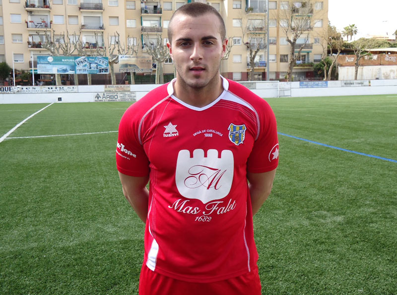 Dani Fernández no vestirà més la samarreta del Palamós CF. (Foto: S. Cortés)
