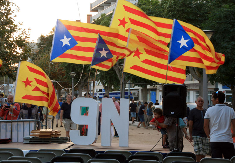 Assaig de la 'V' a Palamós, el passat 17 d'agost. (Foto: Ràdio Palamós).