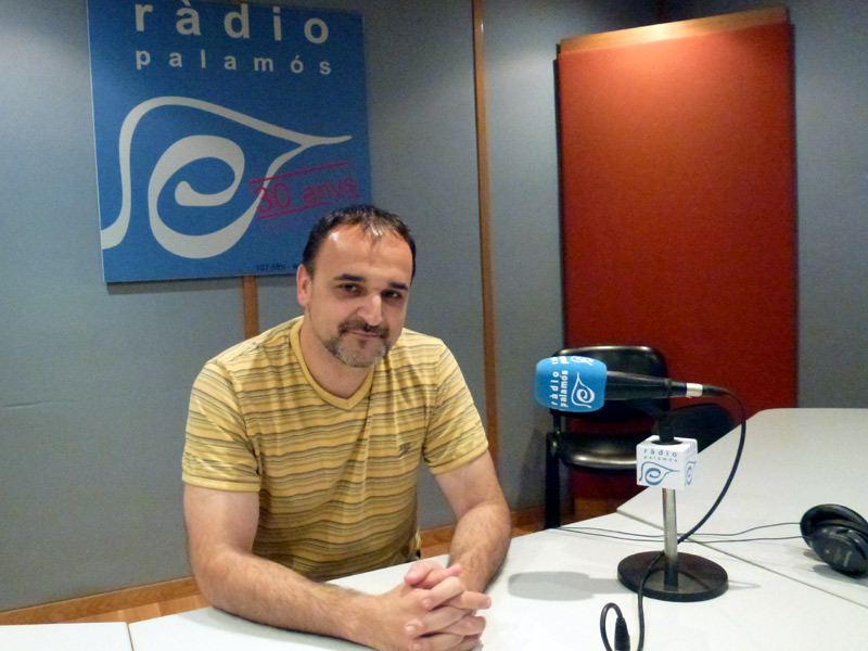 Gabriel Martín és l'historiador encarregat de les activitats del Tricentenari. (Foto: Ràdio Palamós).