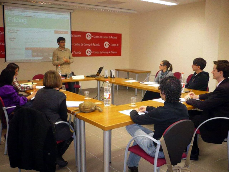 Activitats de formació a la Cambra de Palamós. (Foto: Cambra de Comerç)