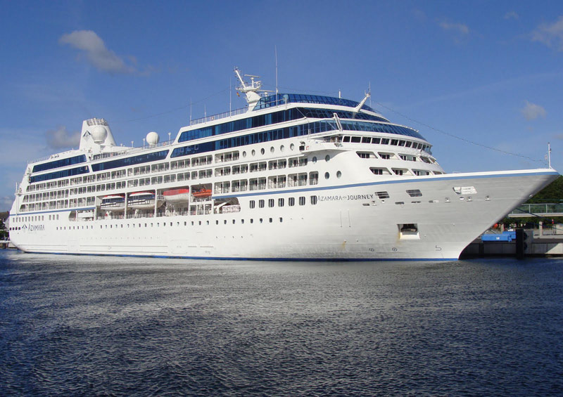El creuer Azamara Journey visita demà Palamós, per primer cop. (Foto: cruisespecialist.com).