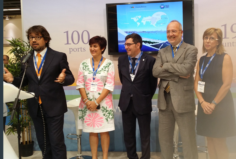 Les autoritats assistents, avui, a l'acte de la Seatrade Med. (Foto: Generalitat de Catalunya).