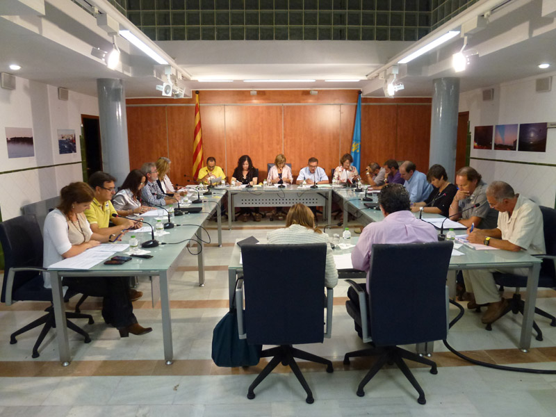 El Ple celebrat dimarts passat. (Foto: Ràdio Palamós).