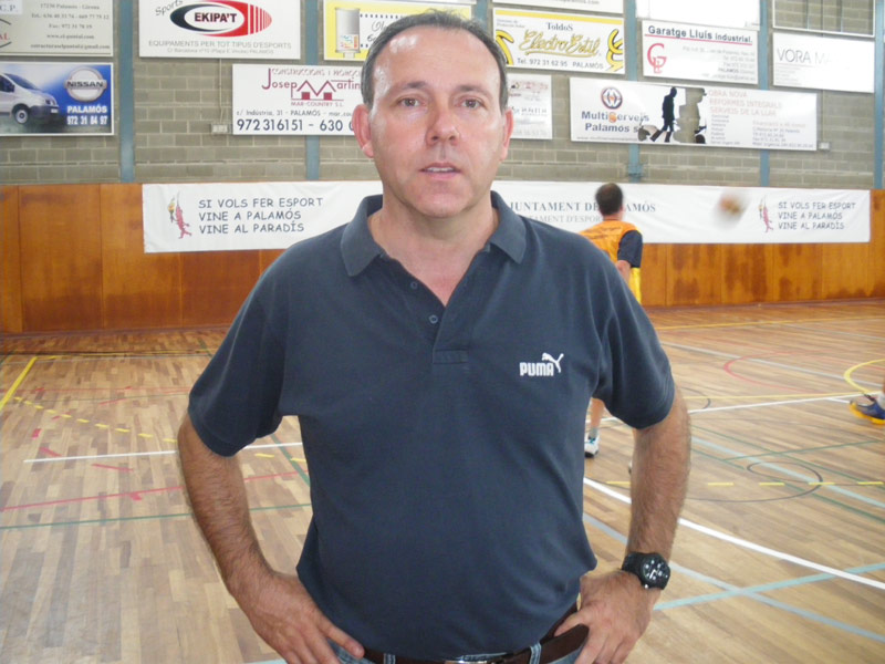 Carles Sala, entrenador del CE Palamós. 