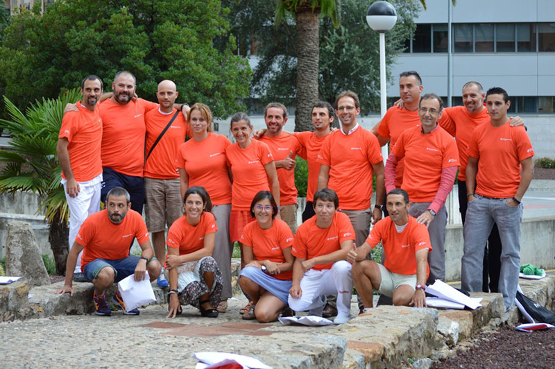 Foto dels participants del SSIBE a l'Oncotrail 2014. (Foto: SSIBE).