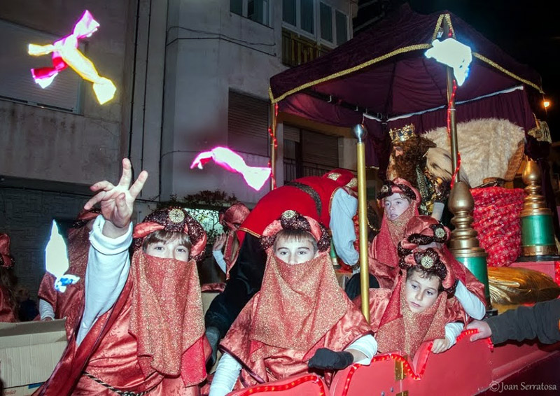 Tot a punt per la cavalcada dels Reis Mags. (Foto: J. Serratosa)