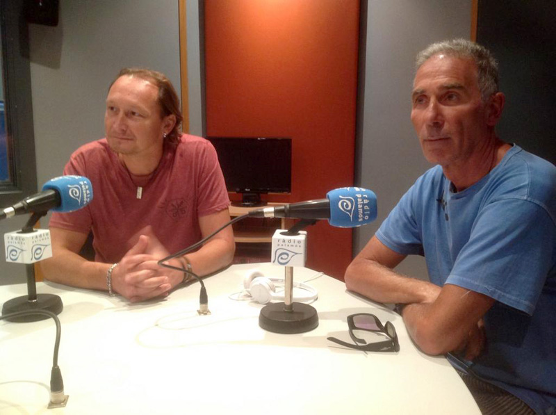 Els dos regidors no adscrits de l'Ajuntament de Palamós Dani Reixach i Miquel Gubert.