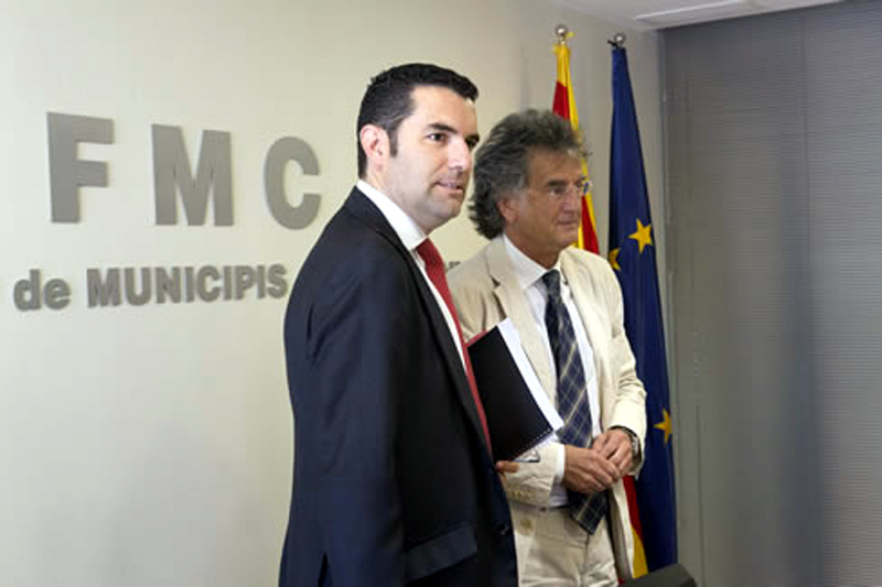 El president de la FMC, Xavier Amor, en primer terme. (Foto: FMC).