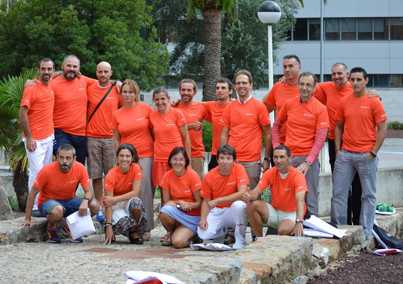 Participants del SSIBE a l'Oncotrail 2014.
