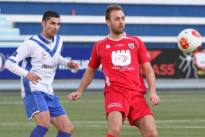 Un moment del partit entre Europa i Palamós de la temporada passada. (Foto: www.ceuropa.cat)