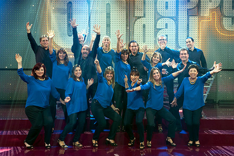 Fusions Grup Vocal després d'una actuació a 'Oh, happy day!'. (Foto: TV3)