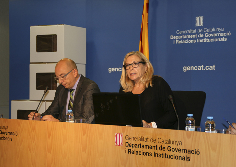 La consellera de Governació, Joana Ortega, defensa que el procés es farà amb totes les garanties. (Foto: Generalitat de Catalunya)