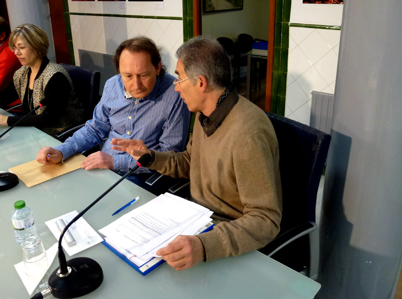 Dani Reixach i Miquel Gubert, regidors no adscrits a l'Ajuntament de Palamós. (Foto: Ràdio Palamós)