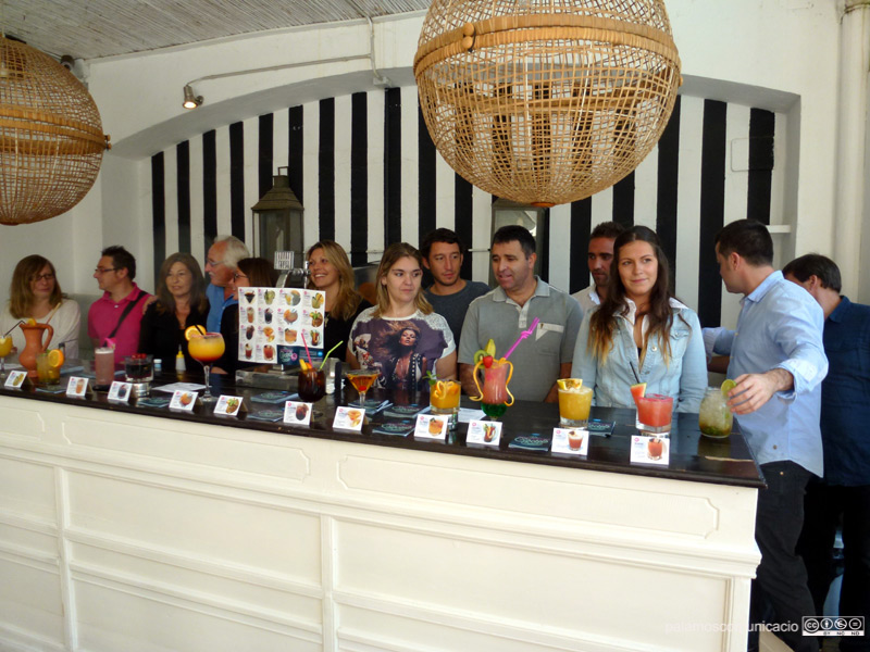 Presentació de la campanya 'Els millors còctels de Palamós', aquest matí a l'Hotel Trias. (Foto: Ràdio Palamós)