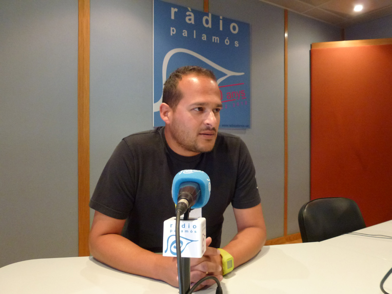 El director esportiu del Palamós CF, Joan Mármol. (Foto: Ràdio Palamós)
