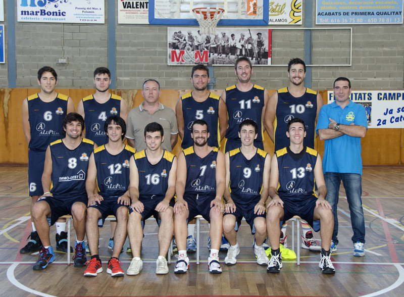 L'equip sènior masculí del CE Palamós. (Foto: Olga Grassot).