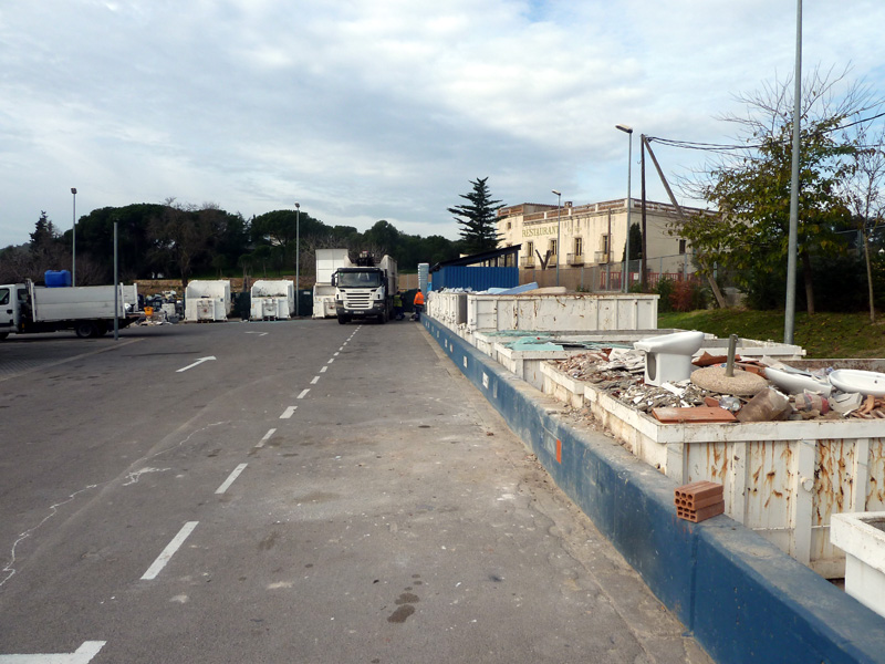 Instal·lacions de la deixalleria municipal de Palamós. (Foto: Ràdio Palamós)