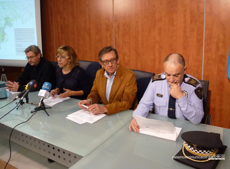 Presentació del projecte global d'asfaltatge de carrers, aquest matí a l'Ajuntament