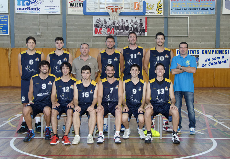 L'equip sènior masculí del CE Palamós. (Foto: Olga Grassot).