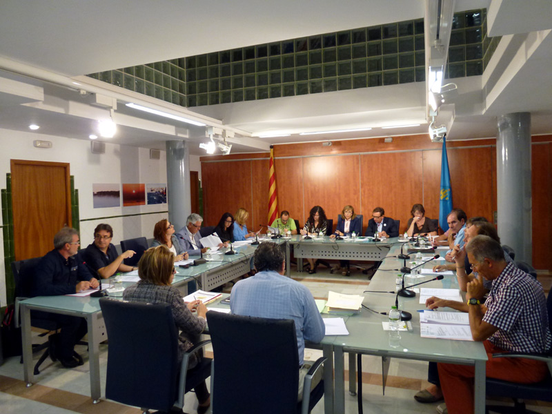 Imatge del Ple del passat mes d'octubre. (Foto: Ràdio Palamós).