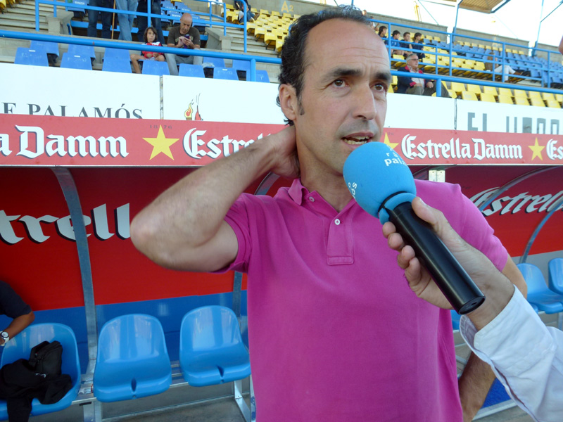Martínez està convençut que hagués pogut tirar l’equip endavant. (Foto: Ràdio Palamós)