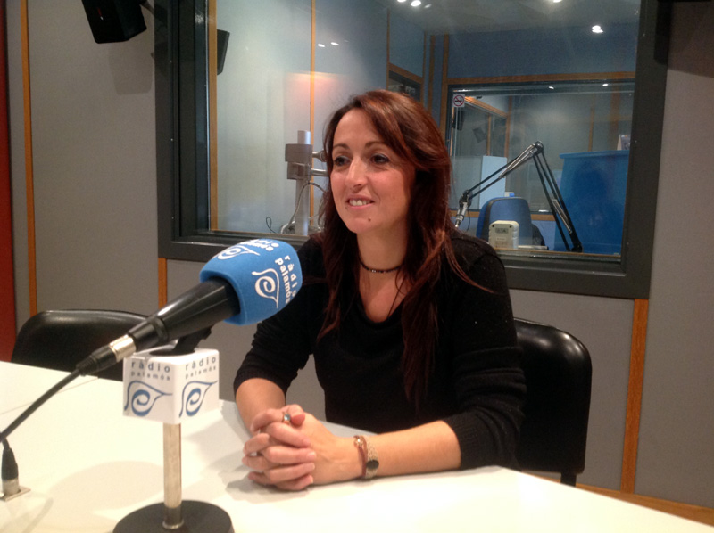 La portaveu de CiU a l'Ajuntament, Glòria Prim, aquest matí a Ràdio Palamós.