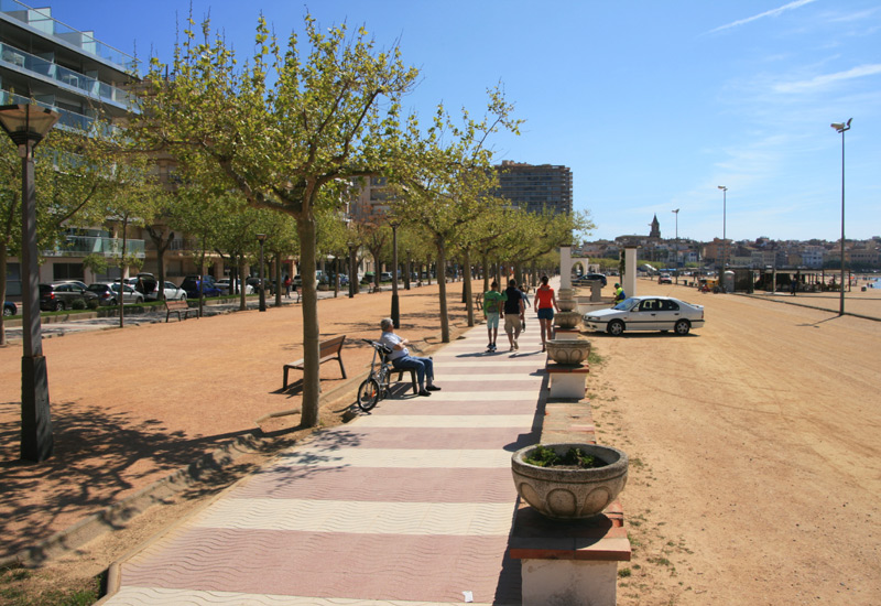 Palamós vol que la zona marítimo-terrestre no afecti el passeig. (Foto: Ràdio Palamós).